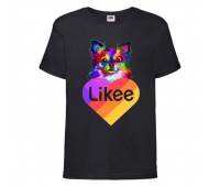 Футболка Лайк Likee черная 4 (Lblack-d5) 116 см