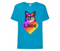 Футболка Лайк Likee голубая 6 (Lblue-d5) 164 см Футболка Лайк Likee голубая 6 (Lblue-d5) 164 см