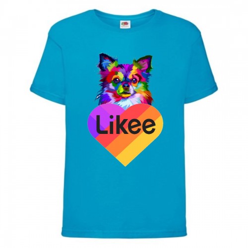 Футболка Лайк Likee голубая 6 (Lblue-d5) 164 см Футболка Лайк Likee голубая 6 (Lblue-d5) 164 см