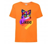 Футболка Лайк Likee оранжевая 5 (Lor-d5) 152 см