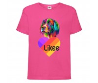 Футболка Лайк Likee розовая (Lpink -d6) 152 см