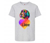 Футболка Лайк Likee серая 6 (Lgrey-d6) 116 см