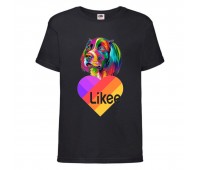 Футболка Лайк Likee черная 5 (Lblack-d6) 116 см