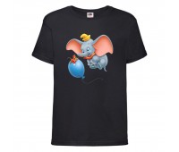 Футболка детская Дамбо (Dumbo) черная (top DMB2 blc) 104 см