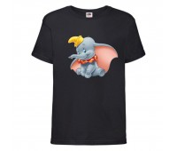Футболка детская Дамбо (Dumbo) черный (top DMB1 blc) 104 см Футболка детская Дамбо (Dumbo) черный (top DMB1 blc) 104 см