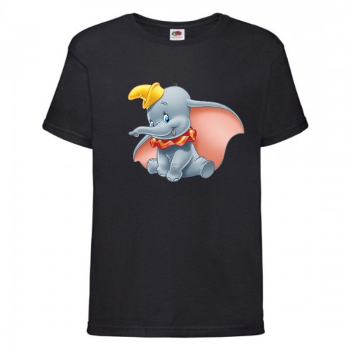 Футболка детская Дамбо (Dumbo) черный (top DMB1 blc) 104 см Футболка детская Дамбо (Dumbo) черный (top DMB1 blc) 104 см