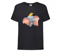 Футболка детская Дамбо (Dumbo) черный (top DMB3 blc) 104 см Футболка детская Дамбо (Dumbo) черный (top DMB3 blc) 104 см