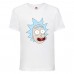 Футболка Рик и Морти (Rick and Morty) белая  128 см
