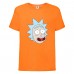 Футболка Рик и Морти (Rick and Morty) оранжевая 128 см