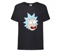 Футболка Рик и Морти (Rick and Morty) черная 128 см