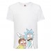 Футболка Рик и Морти 1 (Rick and Morty) белая 140 см