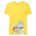 Футболка Рик и Морти 1 (Rick and Morty) желтая 128 см