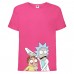 Футболка Рик и Морти 1 (Rick and Morty) розовая 128 см Футболка Рик и Морти 1 (Rick and Morty) розовая 128 см