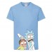 Футболка Рик и Морти 1 (Rick and Morty) светло-голубая 152 см Футболка Рик и Морти 1 (Rick and Morty) светло-голубая 152 см
