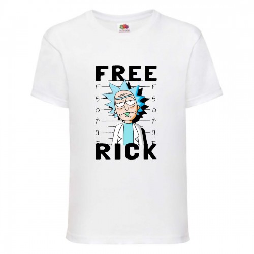 Футболка Рик и Морти 9 (Rick and Morty) белая 116 см Футболка Рик и Морти 9 (Rick and Morty) белая 116 см