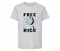 Футболка Рик и Морти 9 (Rick and Morty) серая 116 см Футболка Рик и Морти 9 (Rick and Morty) серая 116 см