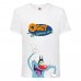 Футболка детская Огги и тараканы (Oggy and cockroaches) белая (top OG2 wh) 104 см