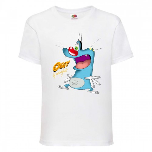 Футболка детская Огги и тараканы (Oggy and cockroaches) белая (top OG6 wh) 104 см Футболка детская Огги и тараканы (Oggy and cockroaches) белая (top OG6 wh) 104 см