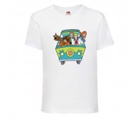 Футболка детская Скуби-Ду (Scooby-Doo) белая 104 см Футболка детская Скуби-Ду (Scooby-Doo) белая 104 см