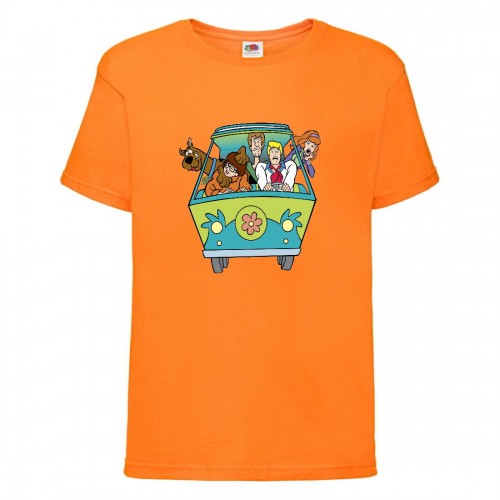 Футболка детская Скуби-Ду (Scooby-Doo) оранжевая 104 см Футболка детская Скуби-Ду (Scooby-Doo) оранжевая 104 см