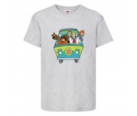 Футболка детская Скуби-Ду (Scooby-Doo) серая 152 см Футболка детская Скуби-Ду (Scooby-Doo) серая 152 см