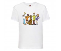 Футболка детская Скуби-Ду 1 (Scooby-Doo) белая 152 см Футболка детская Скуби-Ду 1 (Scooby-Doo) белая 152 см