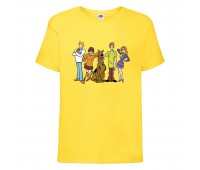 Футболка детская Скуби-Ду 1 (Scooby-Doo) желтая 164 см