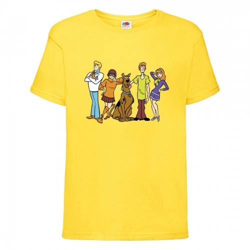 Футболка детская Скуби-Ду 1 (Scooby-Doo) желтая 164 см Футболка детская Скуби-Ду 1 (Scooby-Doo) желтая 164 см