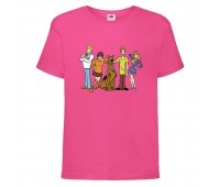 Футболка детская Скуби-Ду 1 (Scooby-Doo) розовая 164 см