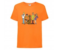 Футболка детская Скуби-Ду 1 (Scooby-Doo) оранжевая 164 см Футболка детская Скуби-Ду 1 (Scooby-Doo) оранжевая 164 см