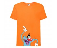 Футболка детская Огги и тараканы (Oggy and cockroaches) оранжевая (top OG or3) 104 см Футболка детская Огги и тараканы (Oggy and cockroaches) оранжевая (top OG or3) 104 см