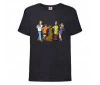 Футболка детская Скуби-Ду 1 (Scooby-Doo) черная 164 см