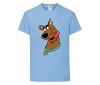 Футболка детская Скуби-Ду 2 (Scooby-Doo) светло-голубая 152 см