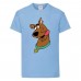 Футболка детская Скуби-Ду 2 (Scooby-Doo) светло-голубая 164 см