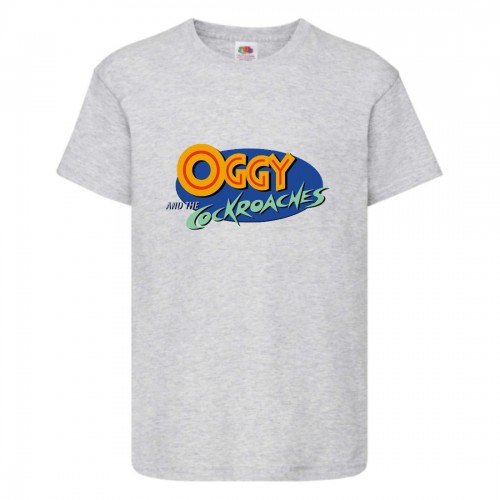 Футболка детская Огги и тараканы (Oggy and cockroaches) серая (top OG gr8) 104 см Футболка детская Огги и тараканы (Oggy and cockroaches) серая (top OG gr8) 104 см