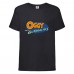 Футболка детская Огги и тараканы (Oggy and cockroaches) черная (top OG blc6) 104 см