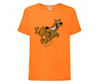 Футболка детская Скуби-Ду 3 (Scooby-Doo) оранжевая 116 см