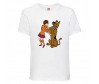 Футболка детская Скуби-Ду 4 (Scooby-Doo) белая 116 см