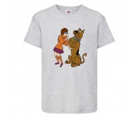Футболка детская Скуби-Ду 4 (Scooby-Doo) серая 116 см