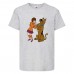 Футболка детская Скуби-Ду 4 (Scooby-Doo) серая 128 см