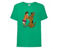 Футболка детская Скуби-Ду 4 (Scooby-Doo) зеленая 116 см