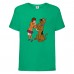 Футболка детская Скуби-Ду 4 (Scooby-Doo) зеленая 116 см
