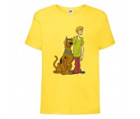 Футболка детская Скуби-Ду 6 (Scooby-Doo) желтая 116 см