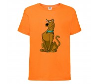 Футболка детская Скуби-Ду 8 (Scooby-Doo) оранжевая 140 см