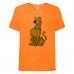 Футболка детская Скуби-Ду 8 (Scooby-Doo) оранжевая 140 см