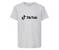 Футболка Tik Tok серая (TTgr-3) 104см