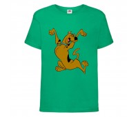 Футболка детская Скуби-Ду 9 (Scooby-Doo) зеленая 116 см