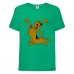 Футболка детская Скуби-Ду 9 (Scooby-Doo) зеленая 116 см