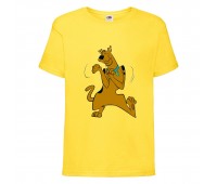 Футболка детская Скуби-Ду 10 (Scooby-Doo) желтая 104 см