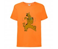 Футболка детская Скуби-Ду 10 (Scooby-Doo) оранжевая 104 см